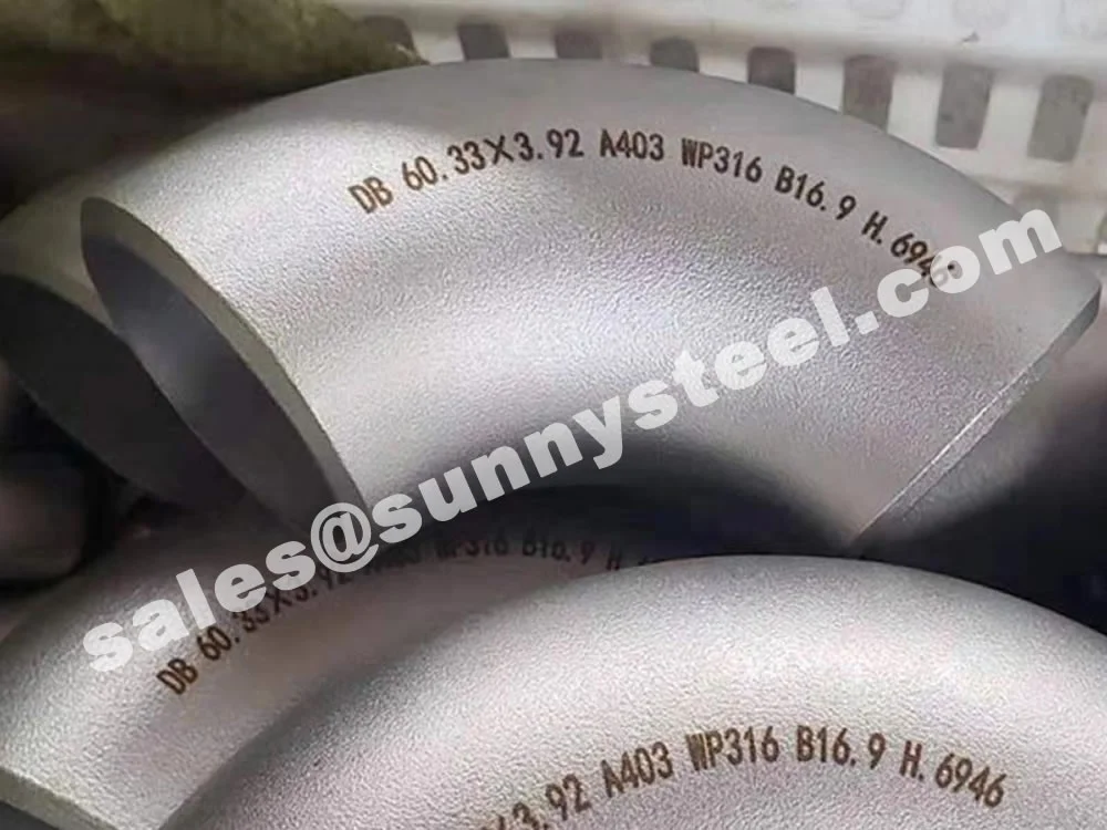 A403 WP316 stainless elbow