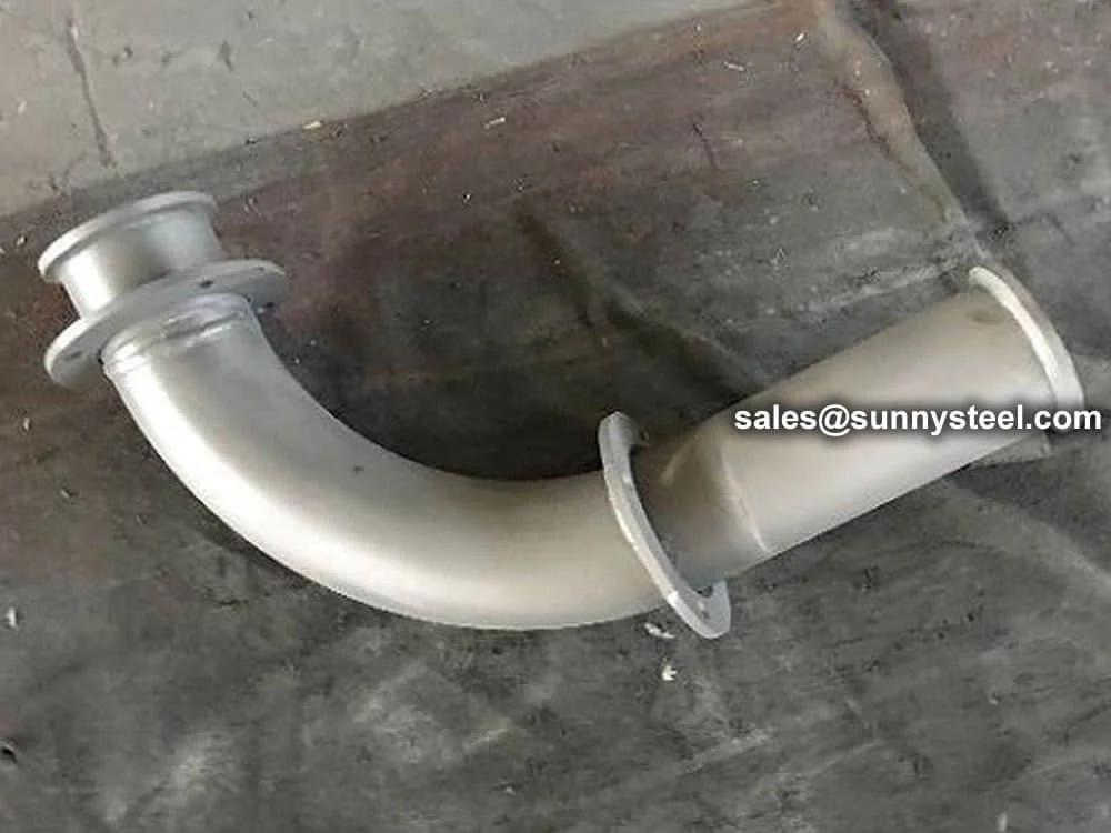 Alumina Ceramic Lined Elbow with Loop Flange