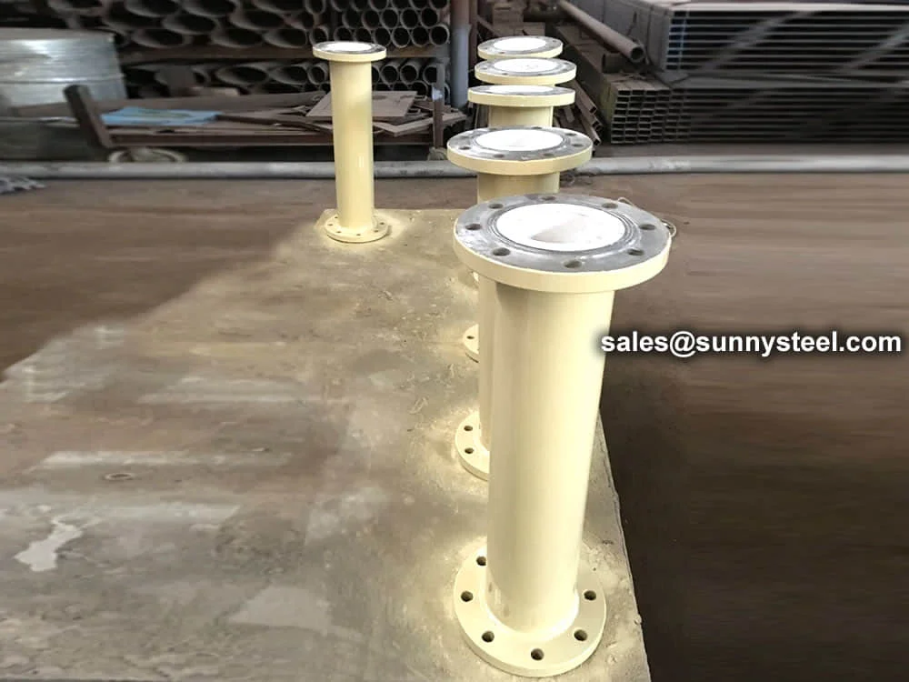 Alumina Ceramic Sleeve Lined Pipe Export to Australia