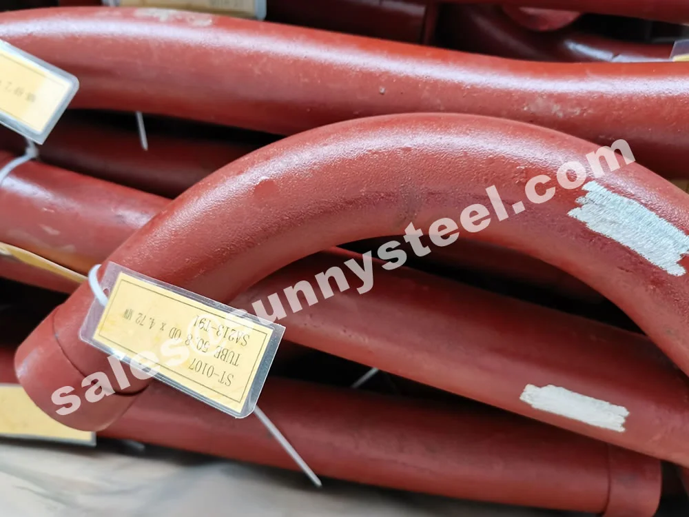 T91 heat exchanger bending