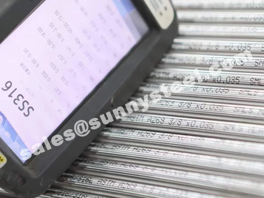 ASTM A269 TP316L stainless tube