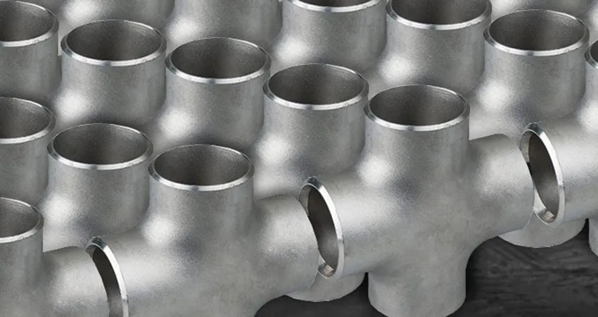 Butt weld fitting cross