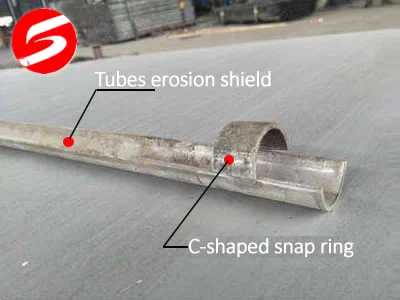 C-Shaped Snap Ring for Boiler Tube Shields