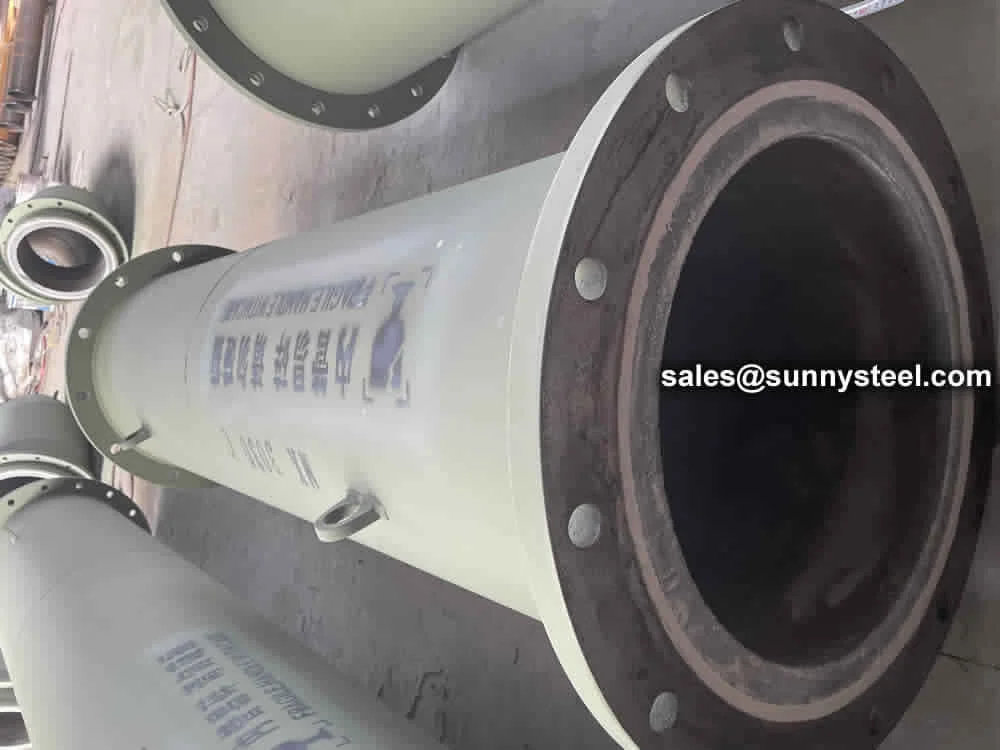 Cast Basalt Lined Ash Pipeline