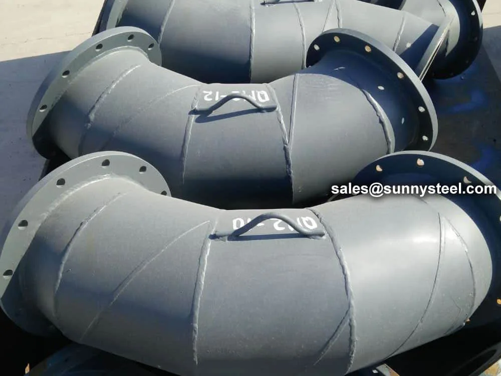 Cast Basalt Lined Elbow