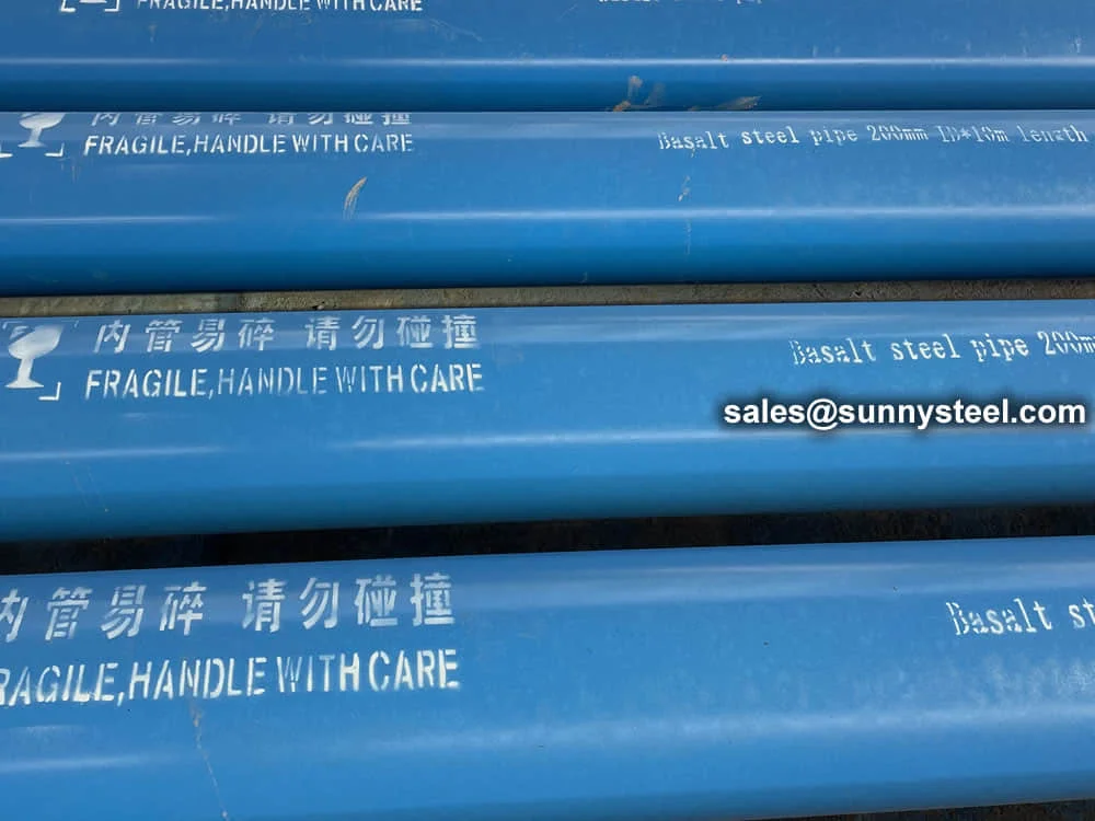 Basalt Lined Steel Pipe