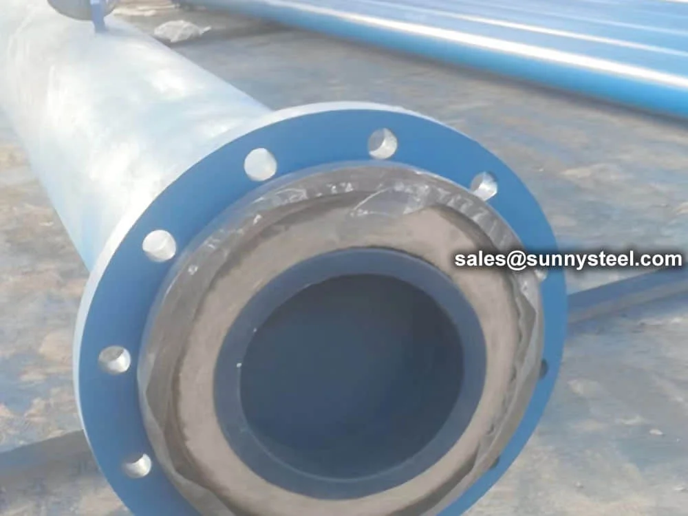 Cast Basalt Lined Steel Straight Pipe (Image 8)