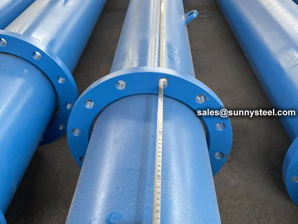 Cast Basalt Lined Steel Straight Pipe (Image 9)