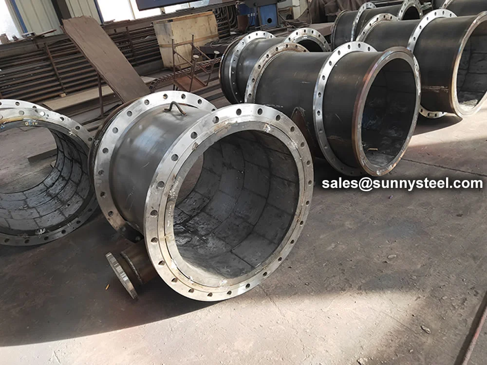 Cast Basalt Tile Lined Fittings