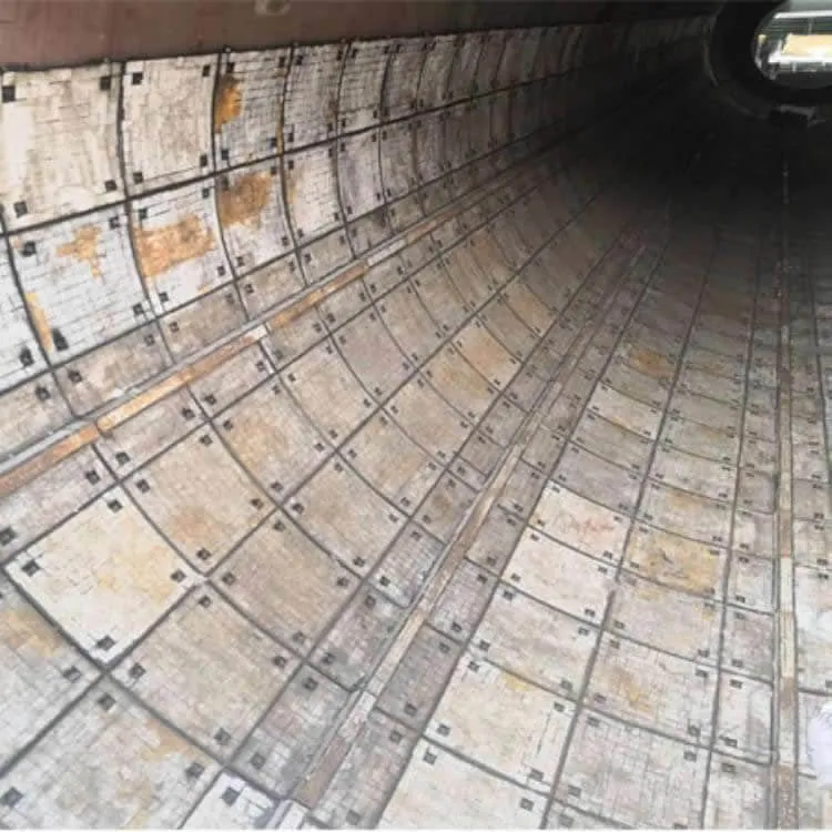 Basalt tile lining process