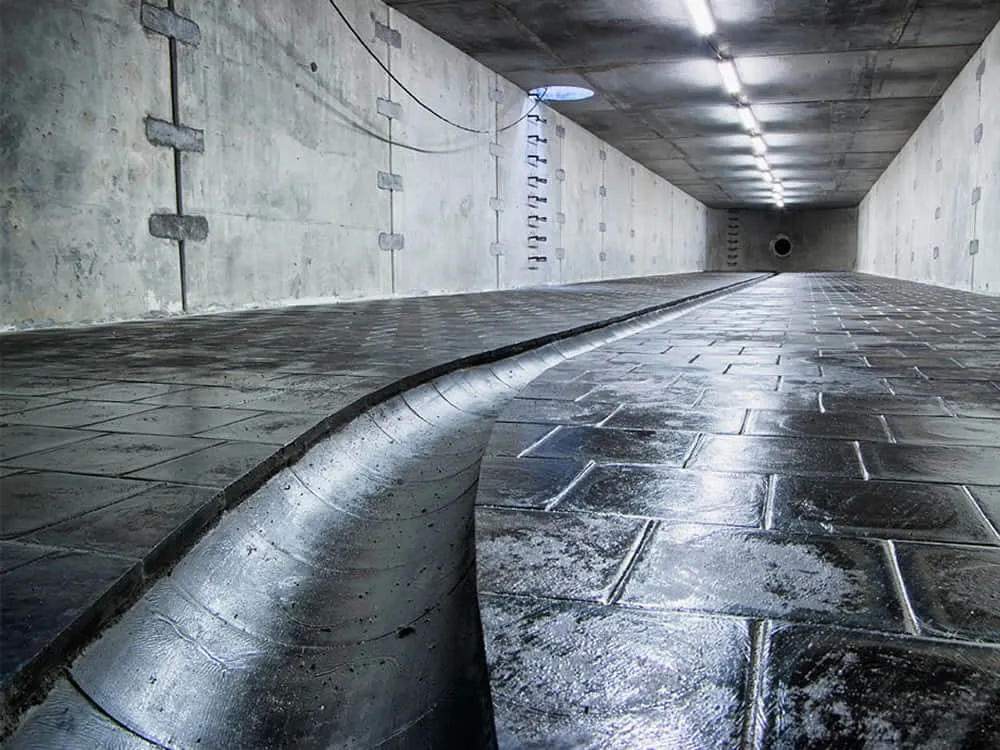 Basalt tile finishing