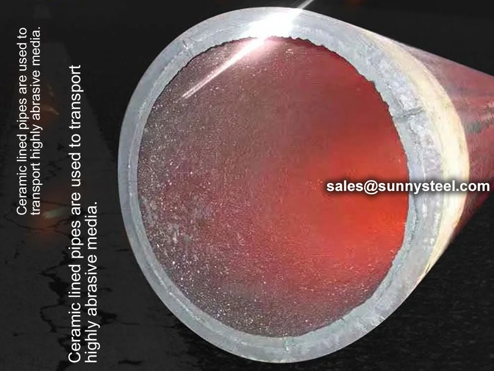 Ceramic-Lined Composite Pipe