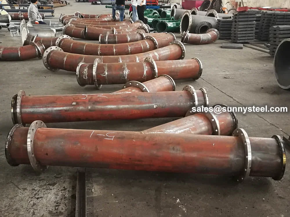 Ceramic‑Lined Lateral (Wye) Pipe