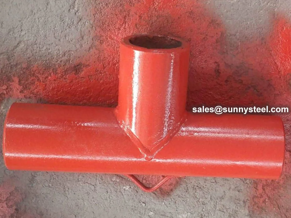 Ceramic‑Lined Pipe Tee