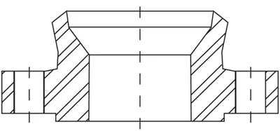 Large custom industrial Flange