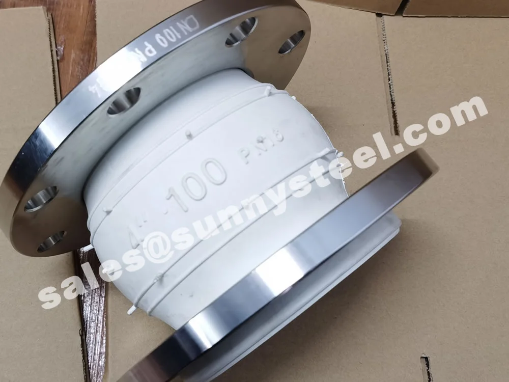 White food safe rubber joint