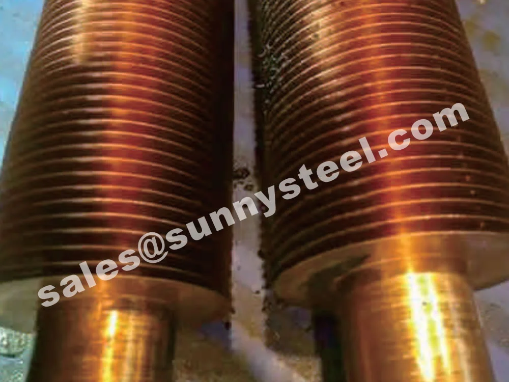 Embedded Finned Tubes