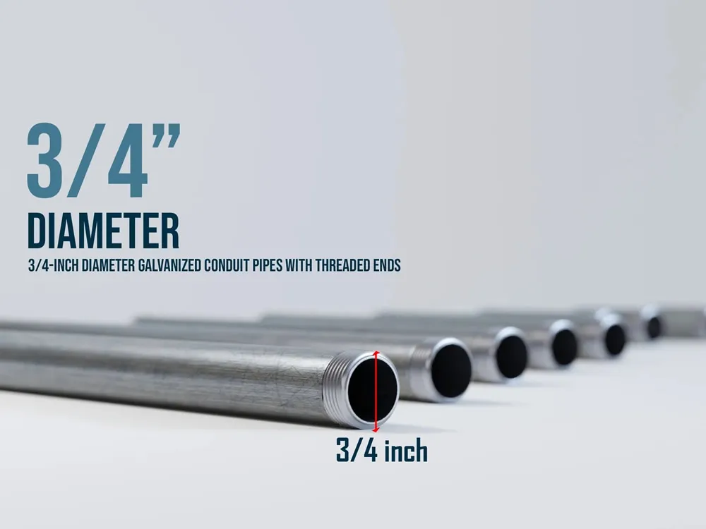 Galvanized Threaded end steel pipe