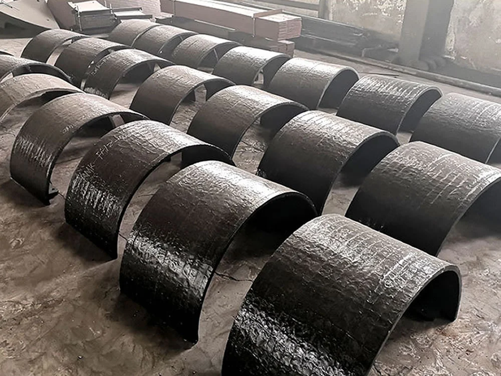 Hardfacing Half Pipe