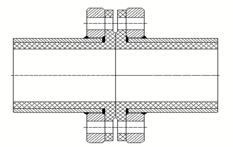 UHMWPE Lined Steel Pipe