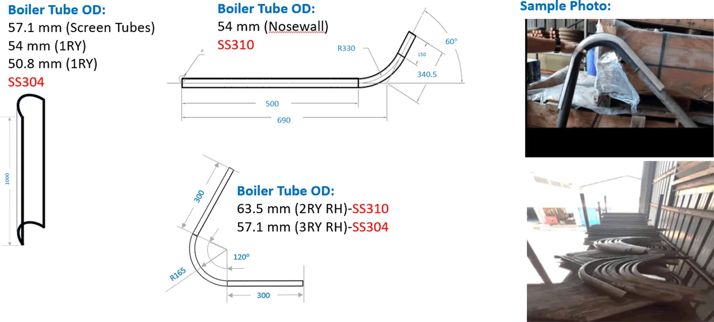 Boiler Erosion Tube Shields