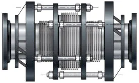 In-line pressure balanced expansion joint