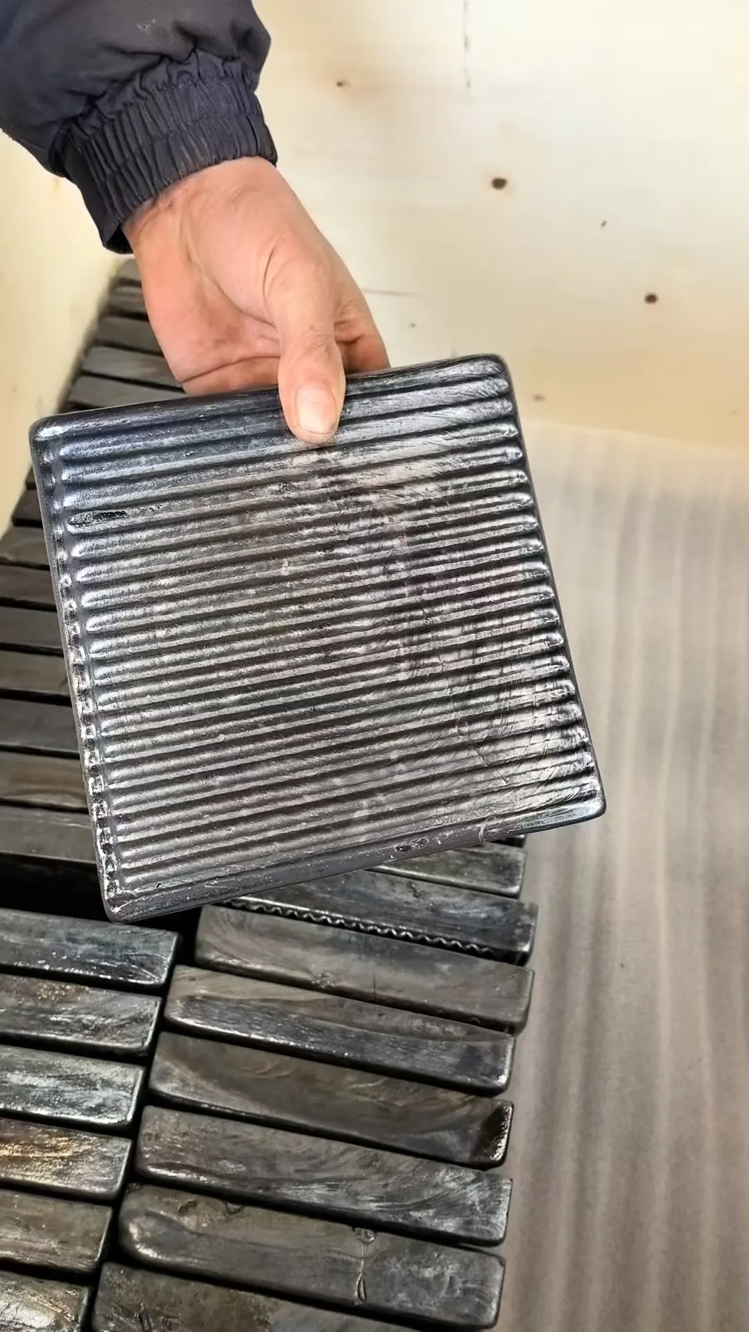 Inspection cast basalt tiles 13