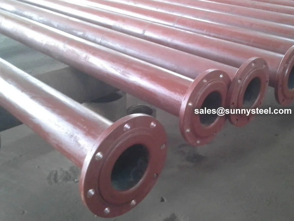 Metal Ceramic Lined Composite Pipe