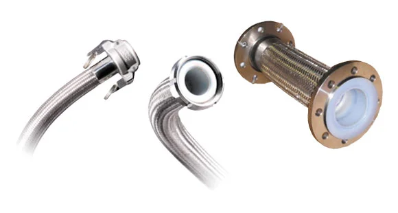 PTFE-Lined Flexible Hoses
