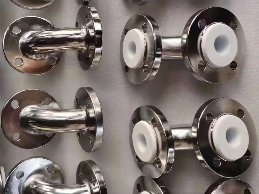 PTFE pipe lined elbow