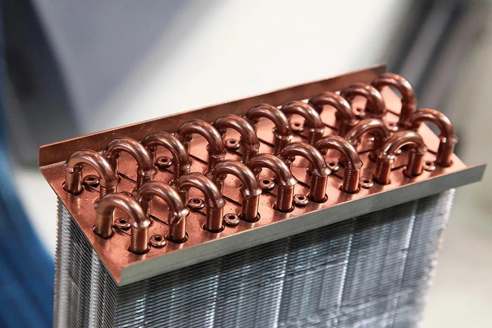 Stainless heat exchanger tubes application