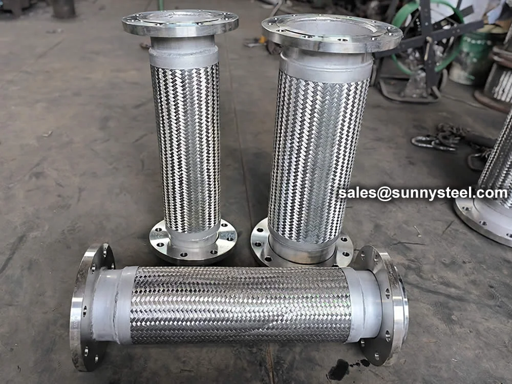 Flexible metal braided hose