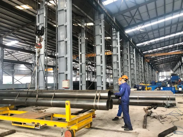 Quality control for structural steel pipes