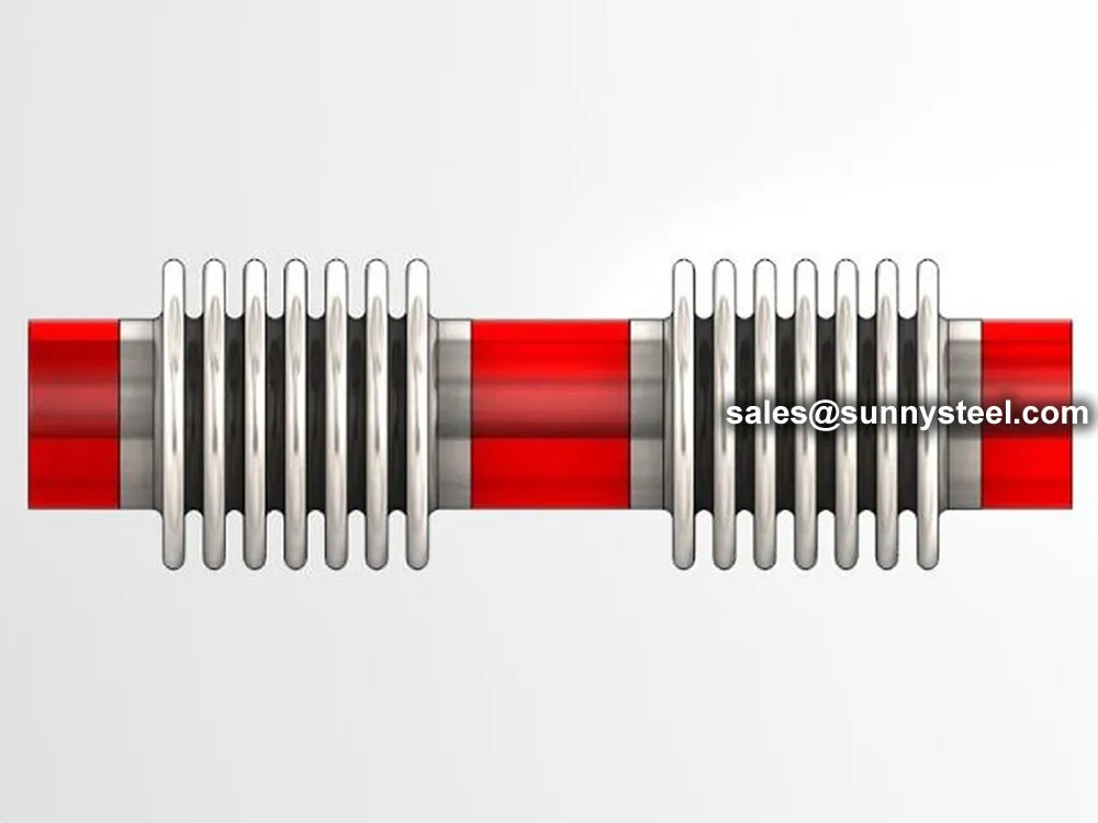 Universal expansion joint with pipe ends