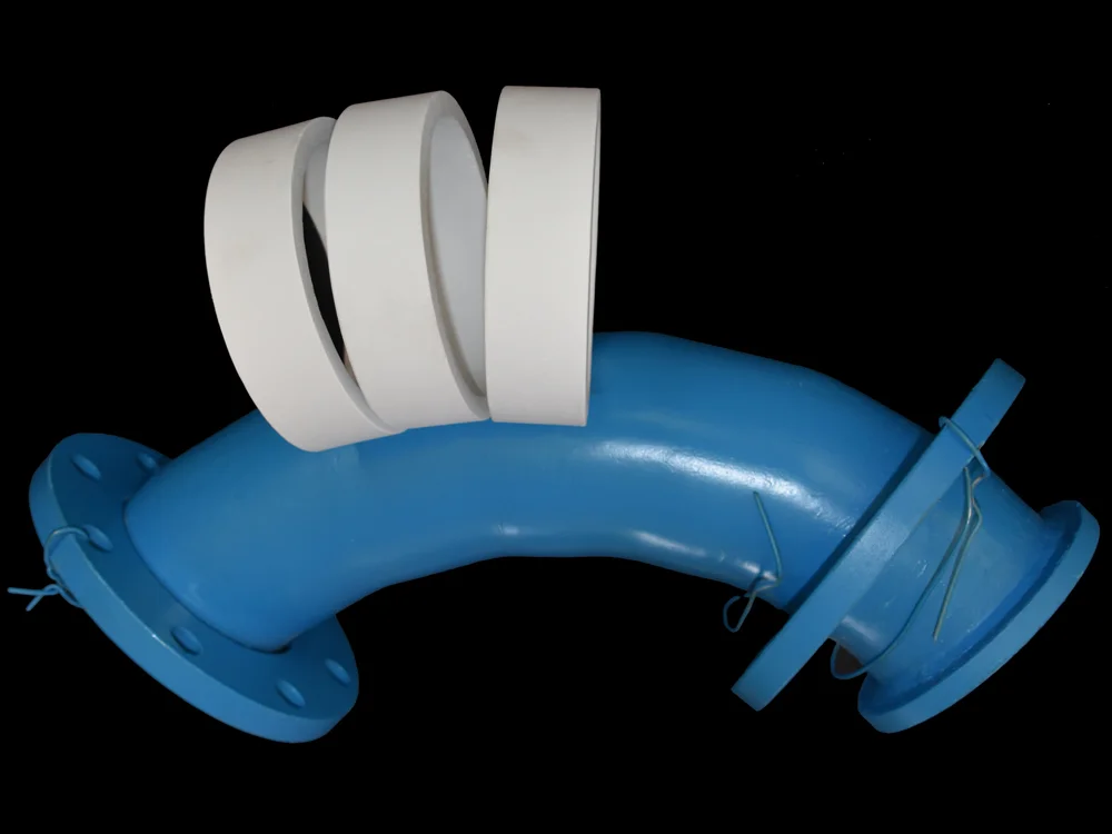 Wear-Resistant Lined Bends and Pipes for Pneumatic Systems