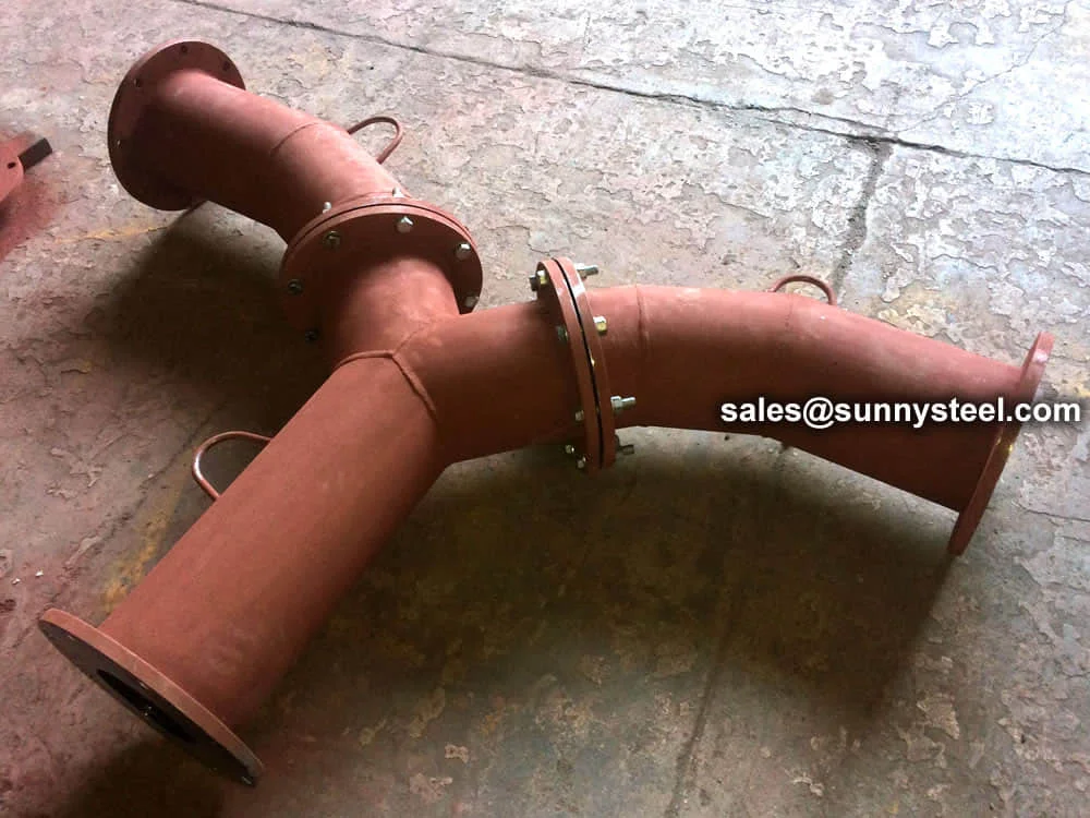 Y-Piece Cast Basalt Pipe (Image 7)